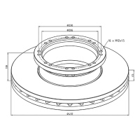 Bremsscheibe für MAN_0