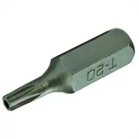 Embout de vissage, 1/4", T20 avec trou 