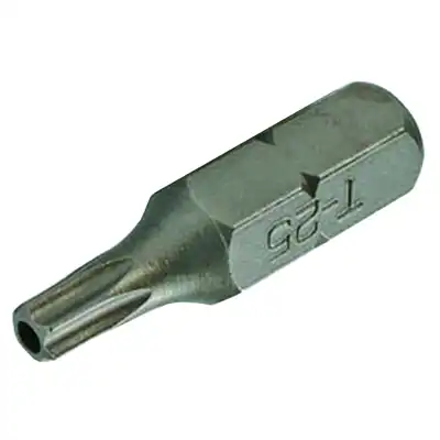 Embout de vissage, 1/4", T25 avec trou _0
