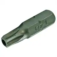 Embout de vissage, 1/4", T40 avec trou 