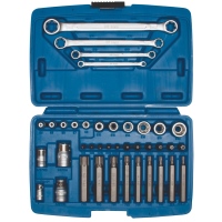 Schraubgarnitur mit Ringschlüsseln, T-Profil_0