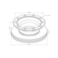 Disque de frein pour BPW Ø430mm_1