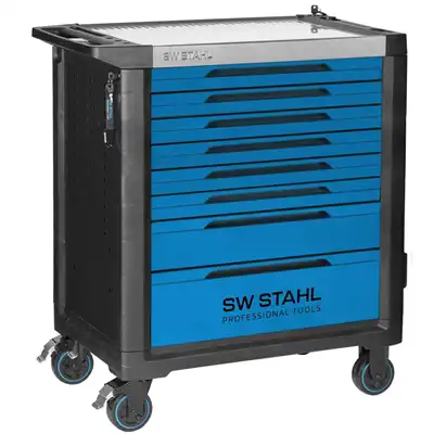 Profi-Werkstattwagen TT802, blau, unbestückt_0