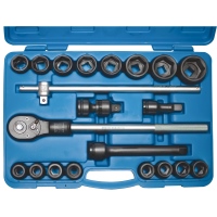 Ratschensatz ¾" 21-teilig schwarz_0