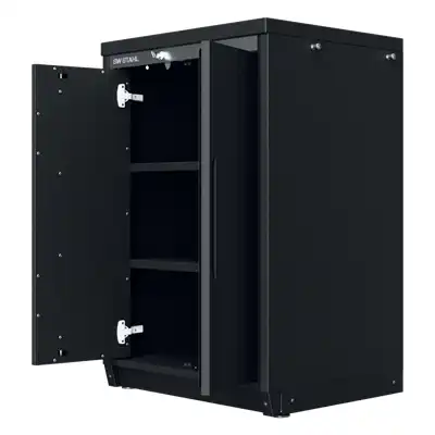 Armoire basse avec 2 portes et 2 étagères_1