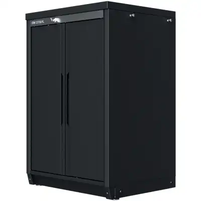 Armoire basse avec 2 portes et 2 étagères_2