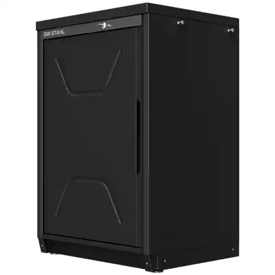 Armoire basse avec 1 porte et 2 étagères_2