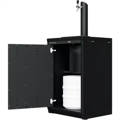 Armoire basse avec support pour tireuse à bière_1