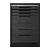 Armoire basse avec 7 tiroirs