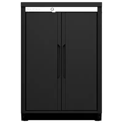 Armoire basse avec 2 portes et 2 étagères_0