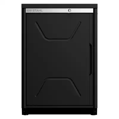 Armoire basse avec 1 porte et 2 étagères_0