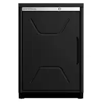 Armoire basse avec 1 porte et 2 étagères