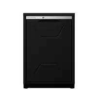 Armoire basse avec poubelle