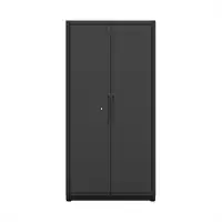 Armoire haute avec 2 portes et 5 étagères, 700 mm