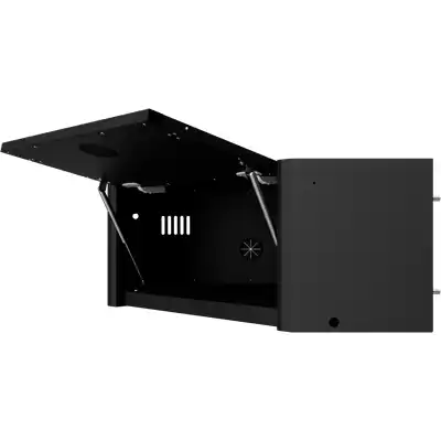 Armoire suspendue d'angle avec 1 abattant_1