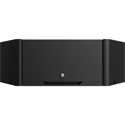 Armoire suspendue d'angle avec 1 abattant_0
