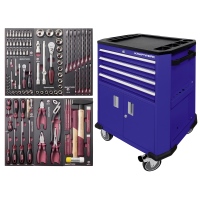 Werkstattwagen P206, blau, EVA, 104-tlg. KRAFTWERK_0