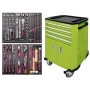 Werkstattwagen P206, grün, EVA, 104-tlg. KRAFTWERK