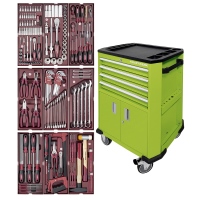 Werkstattwagen P206, grün, 191-tlg. KRAFTWERK_0