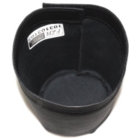 Abdeckung zu Rundumleuchte aus Leder_1