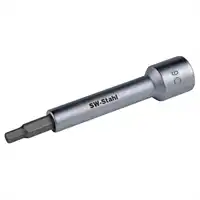Punta di pressione 1/2", attacco esagonale 6mm