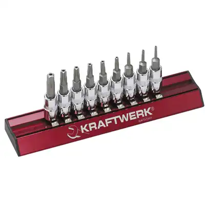 Jeu de 9 douilles-embouts Rési-TX 5 pans KRAFTWERK_0