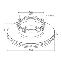 Bremsscheibe Scania Serie 4_1