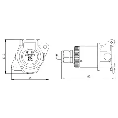 Steckdose 7P ABS/EBS 24V mit Schraubkontakten_5