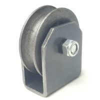 Puleggia Ø80mm con supporto_0