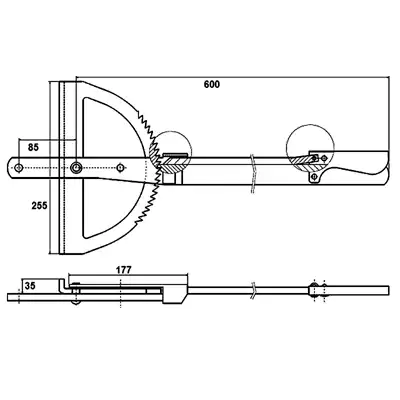 Handbremshebel L 600mm_1
