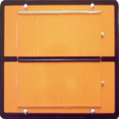 Zifferntafel ADR, starr, ohne Halter_0