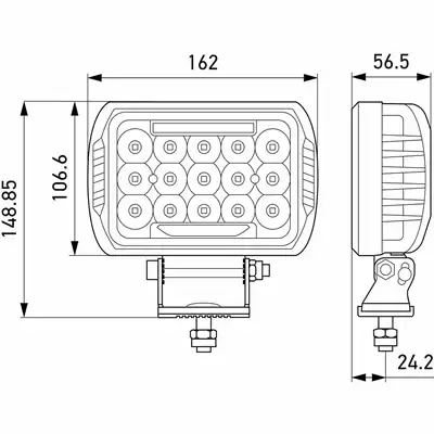 Faro di profondità Valuefit 450 12/24V_2