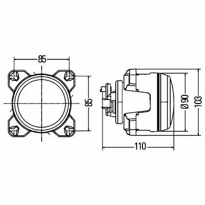 Projecteur de travail Modul 90 12V_2