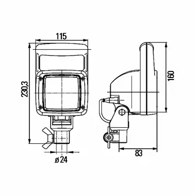 Faro da lavoro Ultra Beam 12V_2