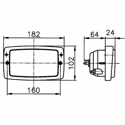 Arbeitsscheinwerfer Modul 6213 24V_1