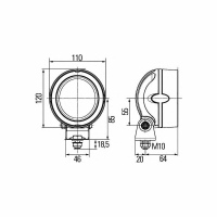 Faro di lavoro LED 12/24V 600 lm_1