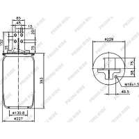 Soufflet à air avec métal,sans piston,Prime-Ride_0