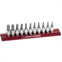 11-t. TX-Bit-Stecknusssatz MAGALU 3/8" KRAFTWERK