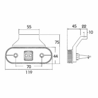 LED-Seitenmarkierungsleuchte, Unipoint, Winkelh._1