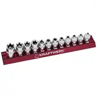 12-t. MAGALU E-TX-Stecknusssatz 3/8" KRAFTWERK
