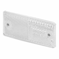 Rückstrahler, rechteckig, weiß, 90x40mm_0