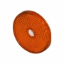 Rückstrahler, rund, rot, 60mm, mit Klebefolie