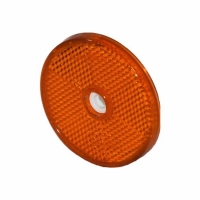 Rückstrahler, rund, rot, 60mm, mit Klebefolie_0