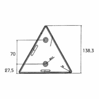 Dreieck-Rückstrahler, schwarze Rückplatte_1