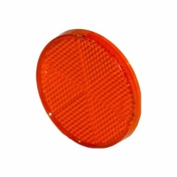 Rückstrahler 60mm mit Selbsklebefolie rot_0