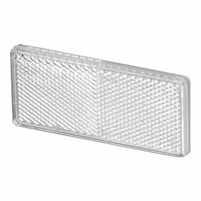 Catadioptre rectangulaire blanc 94x44mm_0