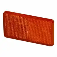 Catadiottro rettang adesivo 105x55mm, rosso