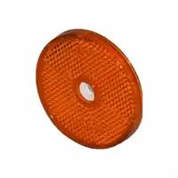 Catadioptre 60mm avec trou de fixation 6mm rouge