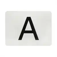 Wantafel "A" magnetisch