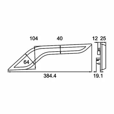 Blinkleuchte Shapeline Style Wing LED- 12/24V_2
